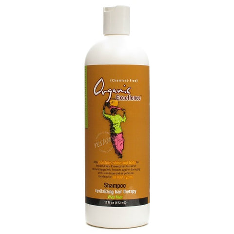 Organic Excellence - Mint Shampoo, 16-Ounces (Pack Of 2)