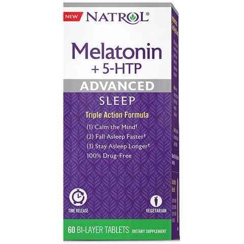 NATROL - Advanced Sleep Melatonin+ 5-HTP