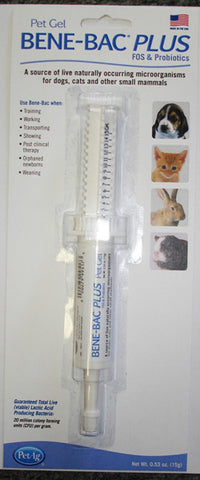 Bene-Bac Plus Pet Gel 15 gm. - 1 Syringe
