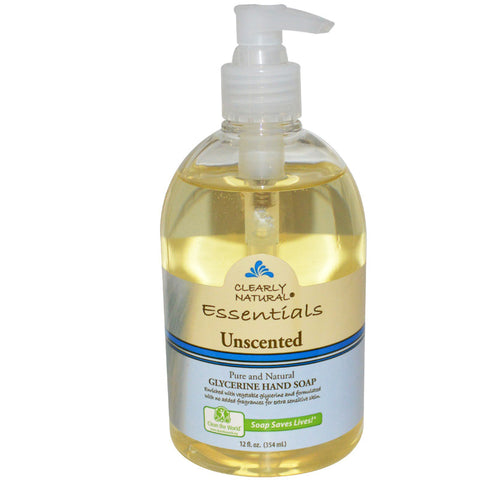 CLEARLY NATURAL - Liquid Glycerine Soap Unscented