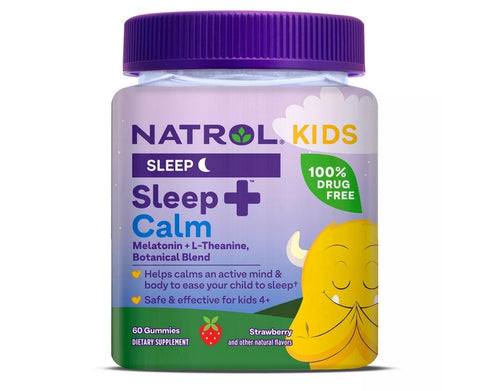 NATROL - Kids Sleep+ Calm Strawberry - 60 Gummies