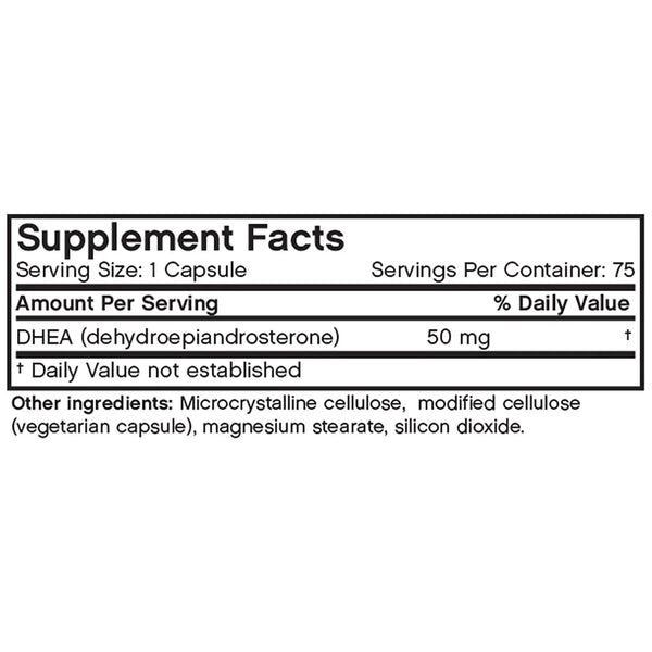 FUTUREBIOTICS - DHEA 50 mg - 75 Capsules