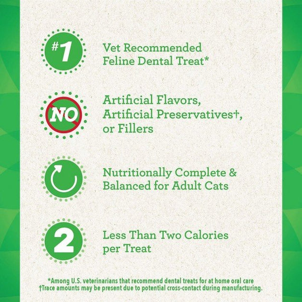 GREENIES - Feline Dental Treats Catnip Flavor - 2.1 oz (60 g)