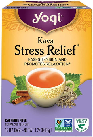 YOGI TEA - Kava Stress Relief Tea - 16 Tea Bags