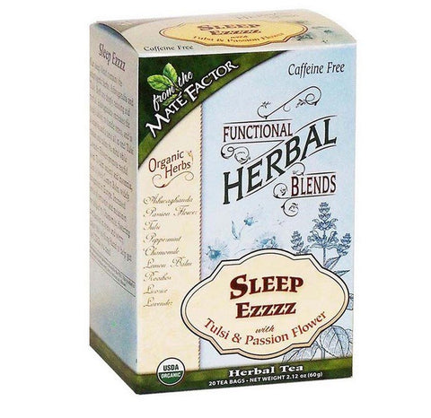 FUNCTIONAL HERBAL BLENDS - Sleep EZZZ with Tulsi and Passionflower - 20 Tea Bags