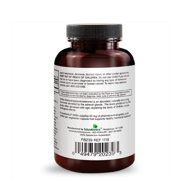 FUTUREBIOTICS - DHEA 50 mg - 75 Capsules
