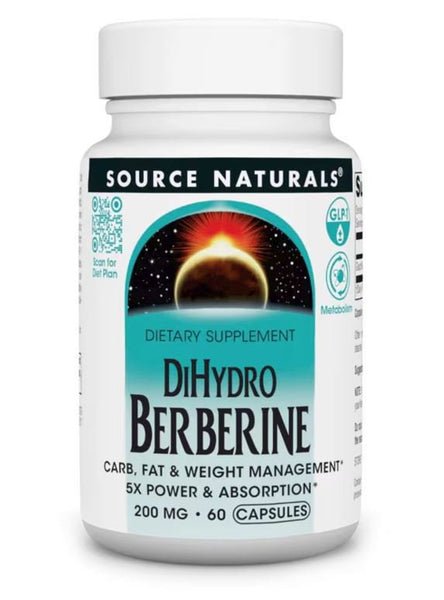 SOURCE NATURALS - Dihydroberberine 200mg - 60 Capsules