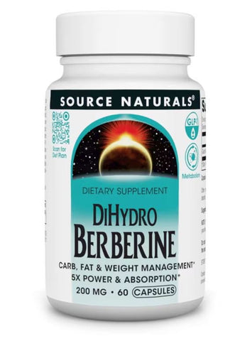 SOURCE NATURALS - Dihydroberberine 200mg - 60 Capsules