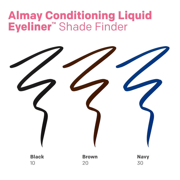 ALMAY - Conditioning Liquid Eyeliner, Black - 0.03 fl oz (0.88 ml)