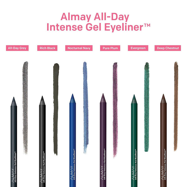 ALMAY - All-Day Intense Gel Eyeliner, Nocturnal Navy - 0.045 oz (1.3 g)