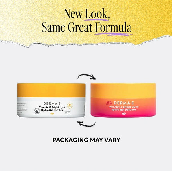 DERMA E - Vitamin C Bright Eyes Hydro Gel Patches - 3 oz (85 g)