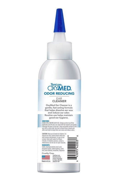 TROPICLEAN - Oxymed Ear Cleaner - 4 fl oz (118 ml)