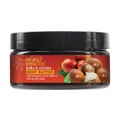 DESERT ESSENCE - Shea & Jojoba Body Butter - 7.5 oz