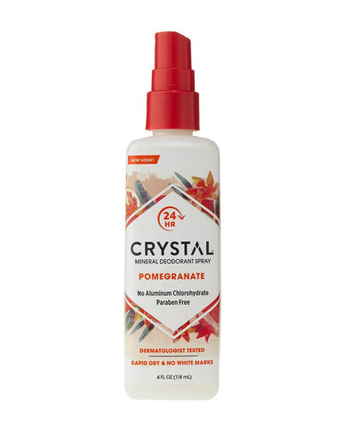 CRYSTAL - Mineral Deodorant Spray, Pomegranate