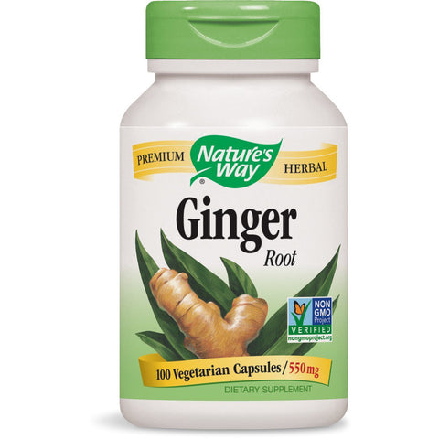 NATURES WAY - Ginger Root 550 mg