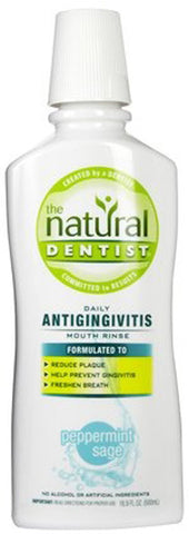 Natural Dentist Antigingivitis Mouth Rinse Peppermint Sage