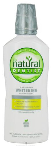 Natural Dentist Pre Brush Whitening Mouth Rinse Clean Mint