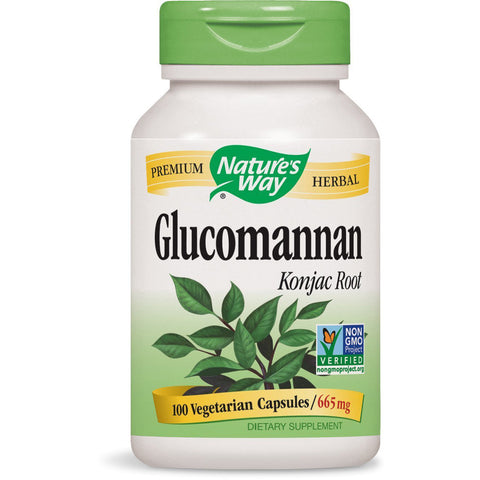 NATURES WAY - Glucomannan Konjac Root 665 mg