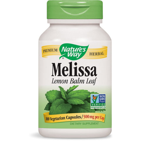NATURES WAY - Melissa Lemon Balm Leaf 500 mg