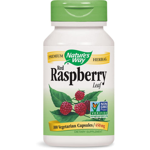 NATURES WAY - Red Raspberry Leaves 450 mg