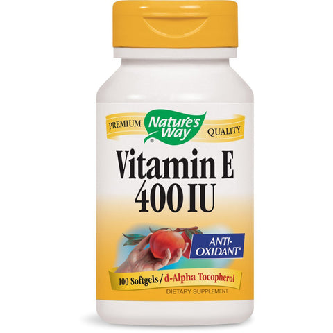 NATURES WAY - Vitamin E 400 IU with D-Alpha Tocopherol