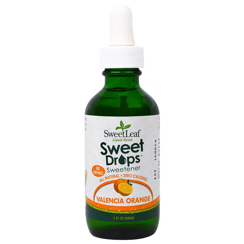 SWEET LEAF - Sweet Drops Liquid Stevia Flavor Valencia Orange