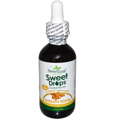 SWEET LEAF - Sweet Drops Liquid Stevia English Toffee