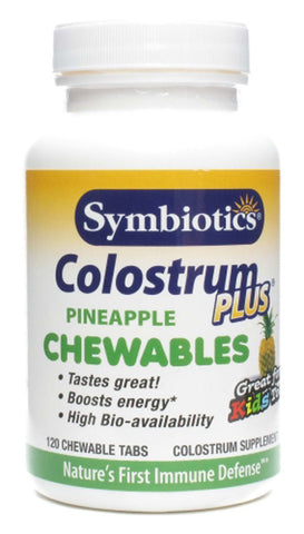 Symbiotics Colostrum Pineapple Chewables