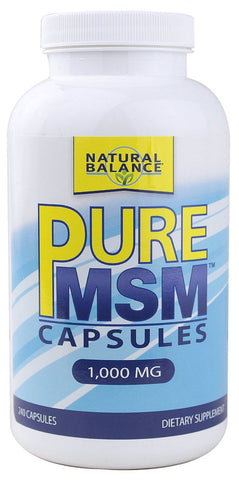 Natural Balance - Pure MSM 1000 mg - 240 Capsules
