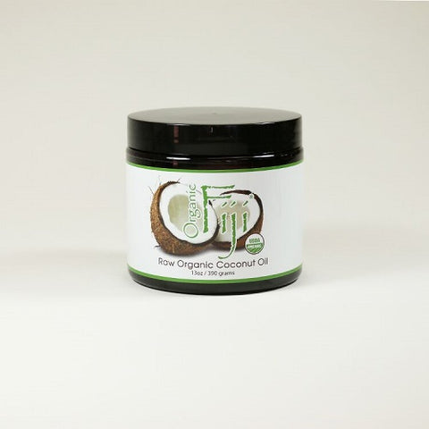 Organic Fiji - Cold Pressed Organic Cooking Coconut Oil - 13 oz. (390 g)