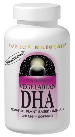 Source Naturals Vegetarian DHA 200 mg
