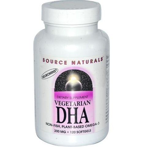 Source Naturals Vegetarian DHA 200 mg