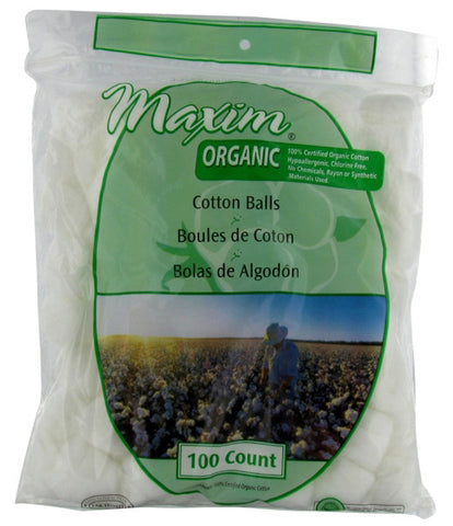 Maxim Hygiene Products Organic Cotton Balls