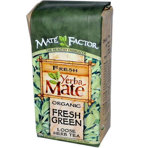 The Mate Factor Organic Fresh Green Yerba Mate Loose Tea