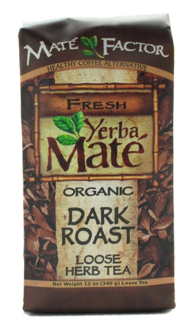 The Mate Factor Organic Dark Roast Yerba Mate Loose Tea