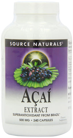 Source Naturals Acai Extract 500 mg
