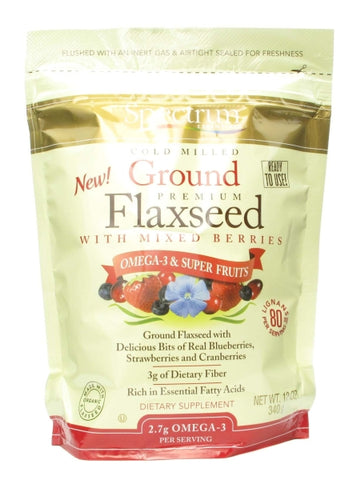 Spectrum Naturals Ground Flaxseed with Mixed Berries