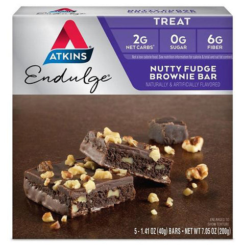 ATKINS - Endulge Nutty Fudge Brownie Bars