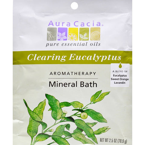 AURA CACIA - Aromatherapy Mineral Bath Clearing Eucalyptus