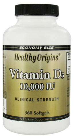 Healthy Origins Vitamin D3 10000IU