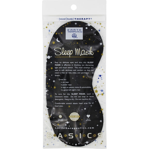 EARTH THERAPEUTICS - Sleep Mask Black