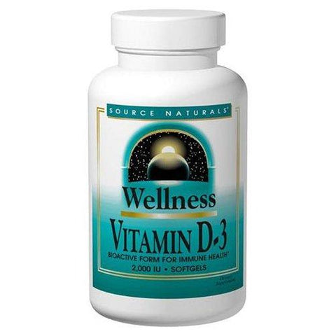 Source Naturals Wellness Vitamin D 3