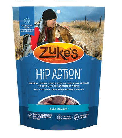 Zukes - Hip Action Dog Treats Beef Recipe