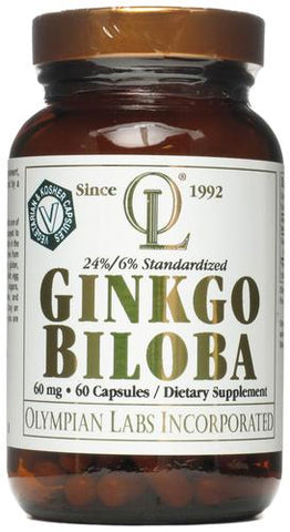 Olympian Labs Ginkgo Biloba Extract 60 mg