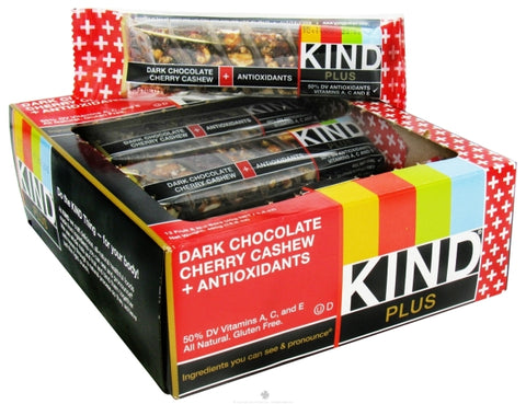 KIND Fruit and Nut Bars Dark Chocolate Cherry Cashew Bars