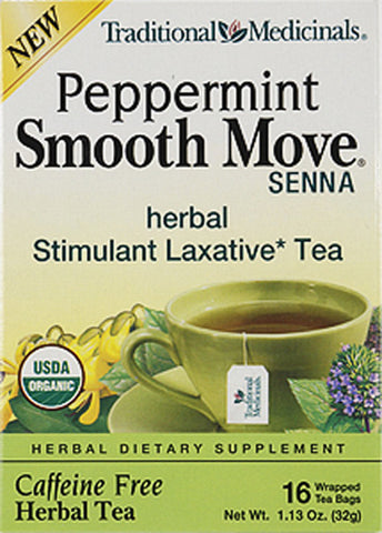 Traditional Medicinal Smooth Move Senna Peppermint Tea
