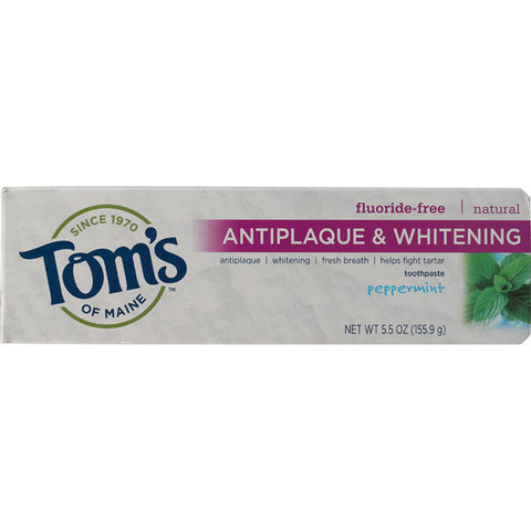 Toms Of Maine Fluoride free Toothpaste Peppermint