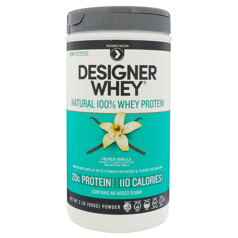 DESIGNER WHEY - 100% Premium Whey Protein Powder, French Vanilla
