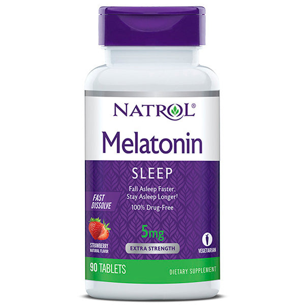 Natrol Melatonin 5mg Fast Dissolve Stawberry