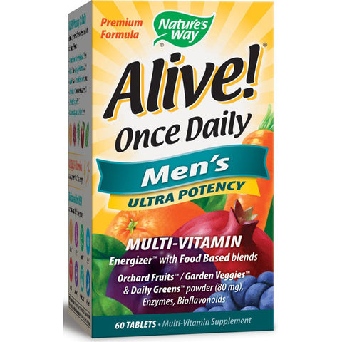 NATURES WAY - Alive! Once Daily Mens Ultra Potency Multi-Vitamin